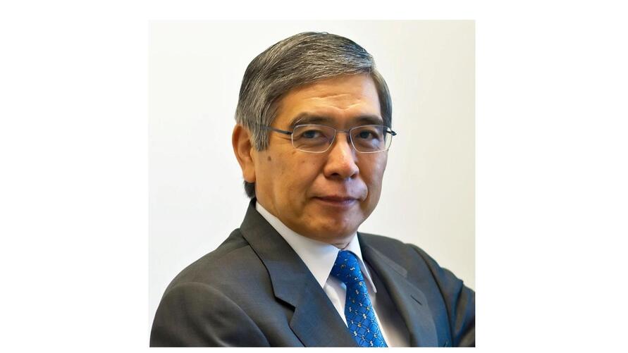 Image of Haruhiko Kuroda,  Former Governor of the Bank of Japan and Professor at the National Graduate Institute for Policy Studies (GRIPS)