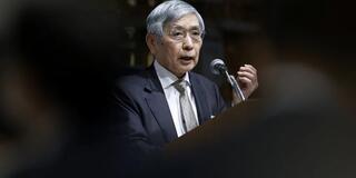 kuroda giving a speech