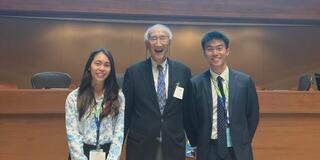 Ariane Desrosiers ’MPA 24 and Vincent (Wing Shun) Tang ’MPA 24