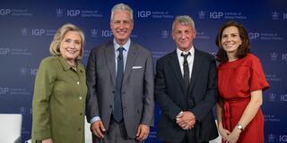 Secretary Hillary Rodham Clinton, Ambassador Robert O’Brien, Sean Penn, Dean Keren Yarhi-Milo