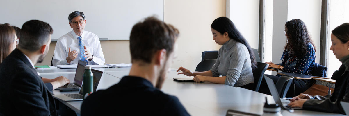 Jack Lew in Classroom