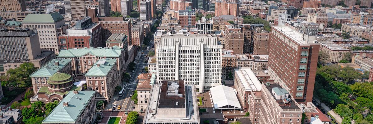 Aerial view of Columbia and IAB