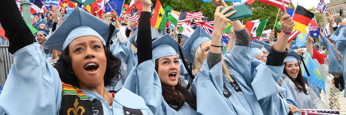 SIPA Students at Commencement