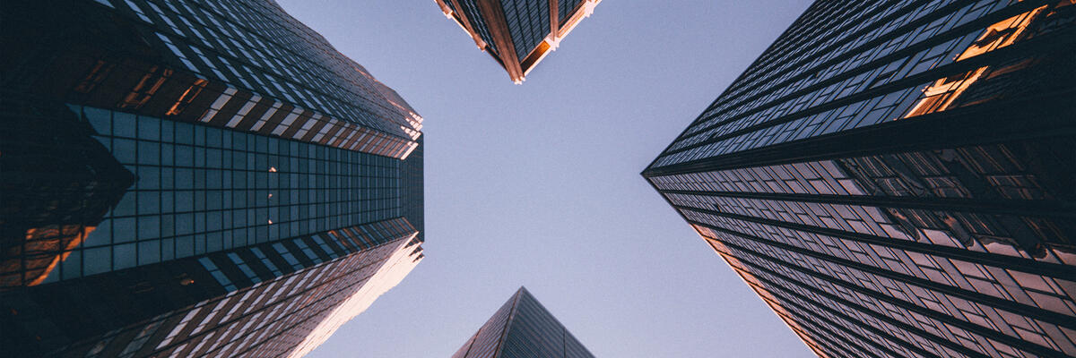 Sky view of buildings