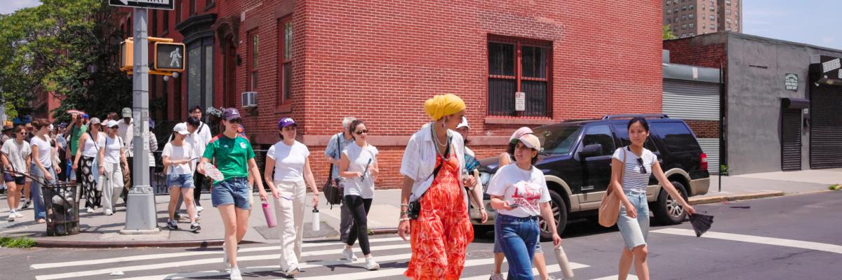 MPA-ESP Students touring the South Bronx