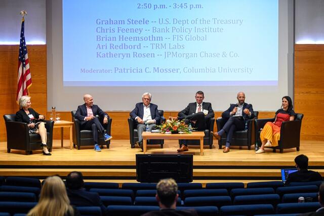 L-R: Patricia Mosser, Ari Redbord, Chris Feeney, Brian Heemsoth, Graham Steele, Katheryn Rosen