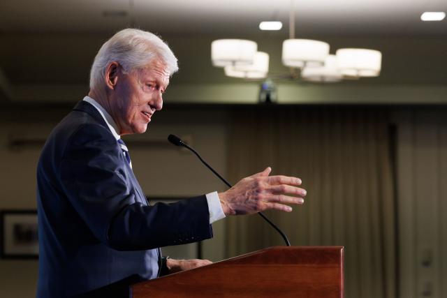 Clintons tie Trump’s Gaza peace plan to Oslo Accords in Rabin memorial discussion