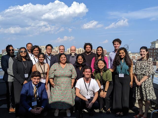 group photo - Columbia SIPA's D.C. Cyber Career Trip 2022