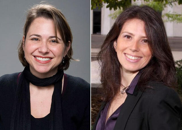 Portraits: economist Sandra Black (left), political scientist Keren Yarhi-Milo