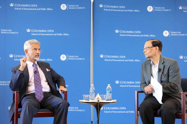 Minister S Jaishankar at SIPA, Sept. 21, 2022