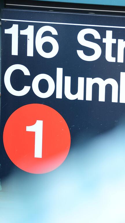116th Street - Columnbia - 1 Subway Train