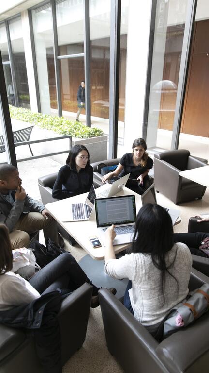 SIPA students collaborating